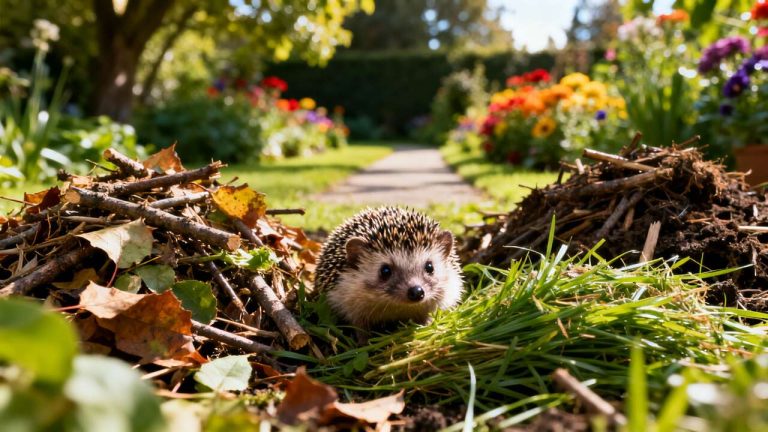 How Your Garden Waste Can Help Save Hedgehogs' Lives